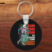 Porte-clés Halloween Skeleton Runner Cardio Déplaisant Jogger (Recto)