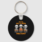 Porte-clés Halloween Skeleton Teacher Are You Fall O Ween Dir (Recto)