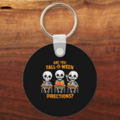 Porte-clés Halloween Skeleton Teacher Are You Fall O Ween Dir (Recto)