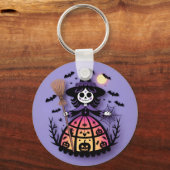 Porte-clés Halloween Skeleton Witch (Recto)