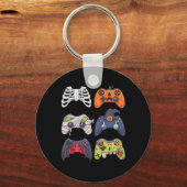 Porte-clés Halloween Skeleton Zombie Gaming Controllers Mummy (Recto)