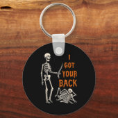 Porte-clés Halloween Skeletons Ive Got Your Back Costume Men (Recto)