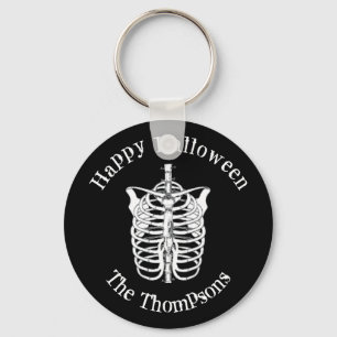 Porte-clés Halloween squelette Éffrayant X Ray