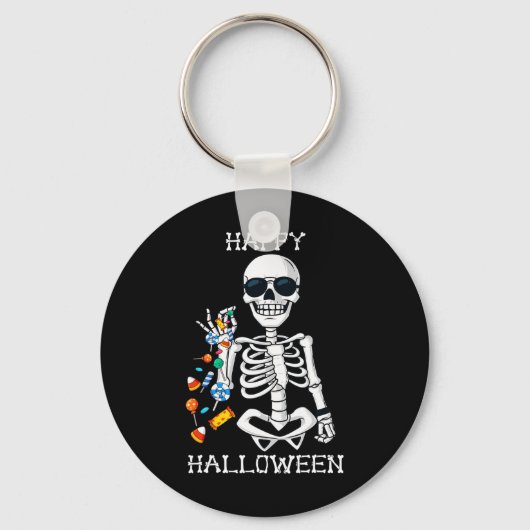 Porte-clés Halloween Squelette Saler Candy Fun (Recto)