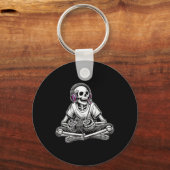 Porte-clés Halloween squelettique (Recto)