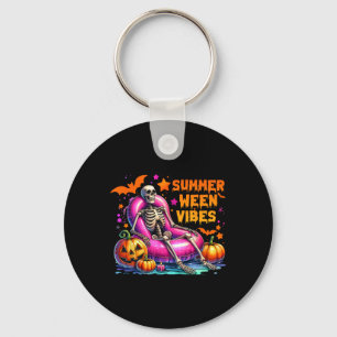Porte-clés Halloween Summerween Vibes vacances été Skeleto