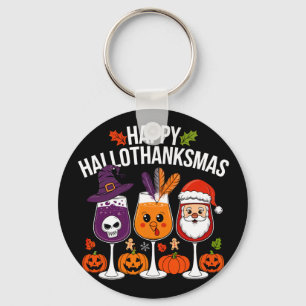 Porte-clés Halloween, Thanksgiving & Christmas Amusant et ten