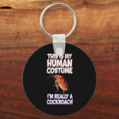 Porte-clés Halloween This Is My Human Costume I'm Really A Ro (Recto)