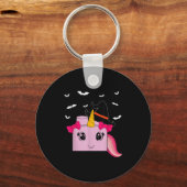 Porte-clés Halloween Unicorn Master Builder Blocks Bâtiment K (Recto)