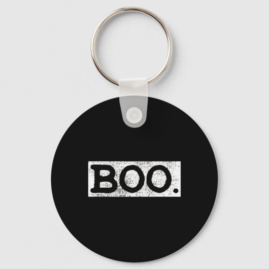 Porte-clés Halloween Vintage Boo Fun Cadeau (Recto)