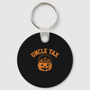 Porte-clés Halloween Vintage Oncle Taxe Citrouille Soky Farce