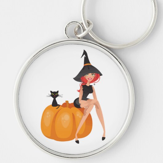 PORTE-CLÉS HALLOWEEN WITCH (Devant)