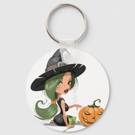 Porte-clés Halloween Witch (Recto)
