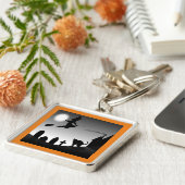 PORTE-CLÉS HALLOWEEN WITCH SILHOUETTE PORTE - CLÉ (Côté)