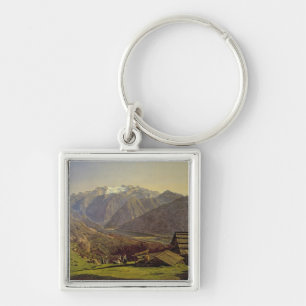 Porte-clés Hallstatter-Voyez (huile sur la toile)