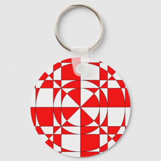 Porte-clés halo rouge (Recto)