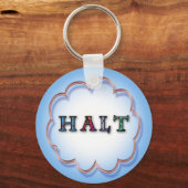 PORTE-CLÉS HALT (Recto)