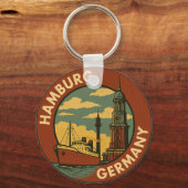 Porte-clés Hamburg German Port City (Recto)