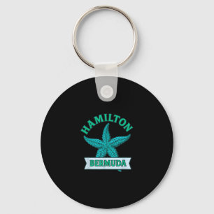 Porte-clés Hamilton Bermuda Star Fish Voyage Vacances Souveni