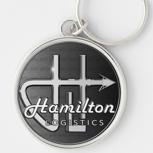 Porte-clés Hamilton Logistics (Devant)
