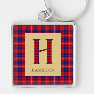 Porte-clés Hamilton Tartan Monogramme H