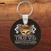 Porte-clés Hamlet "Parle le discours..." (Recto)