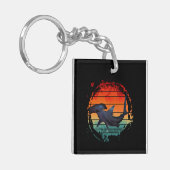 PORTE-CLÉS HAMMERHEAD SHARK SUNSET VINTAGE (Devant gauche)