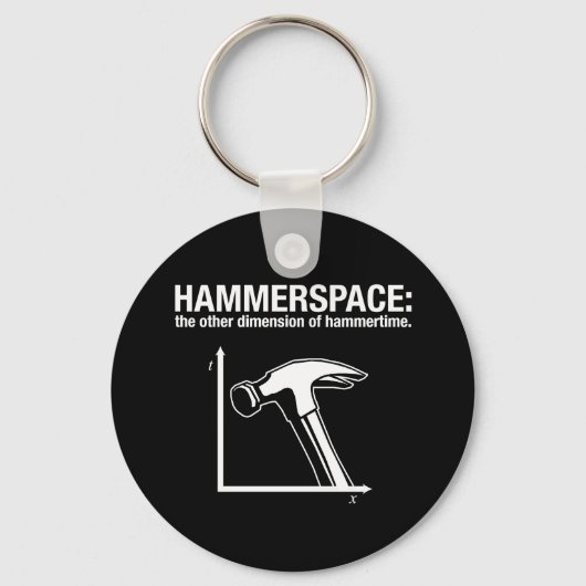 Porte-clés hammerspace : l'autre dimension du marteau. (Recto)
