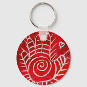Porte-clés Hamsa / Main de guérison / Main de Fatima