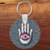 Porte-clés Hamsa Porte - clé, Bouton (Recto)