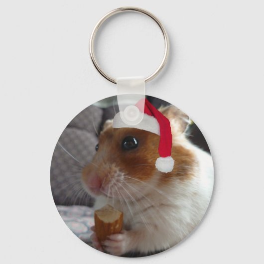 Porte-clés Hamster de Noël - Porte - clé (Recto)
