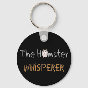 Porte-clés Hamster Lover Cadeaux "The Hamster Whisperer"