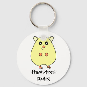 Porte-clés Hamster mignon de bande dessinée - porte - clé d
