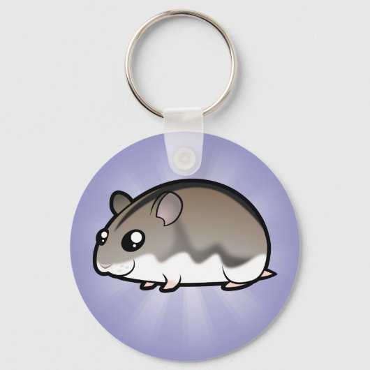 Porte-clés Hamster nain de dessin animé (Recto)