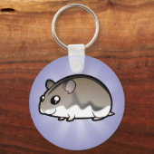 Porte-clés Hamster nain de dessin animé (Recto)