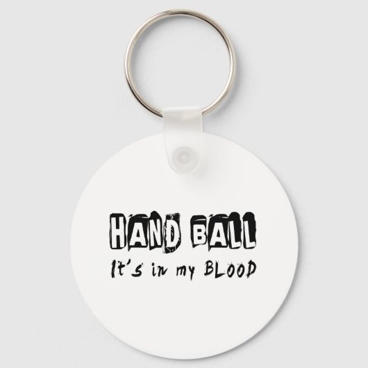 Porte-clés Handball C'est dans mon sang (Recto)