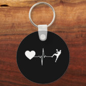 Porte-clés Handball Handball Player Hearbeat (Recto)