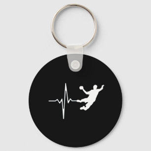 Porte-clés Handball - Handball Player Heartbeat