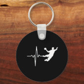 Porte-clés Handball - Handball Player Heartbeat (Recto)