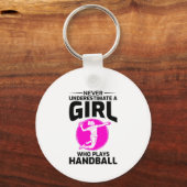 Porte-clés Handball Player Sport Team Handballer Drôle Dire (Recto)