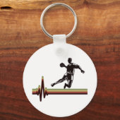 Porte-clés Handball Player Sport Team Handballer Hearbeat (Recto)