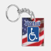 Porte-clés Handicap Handicap Vétérinaire États-Unis (Devant gauche)