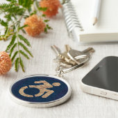 Porte-clés Handicap Texté (Côté)