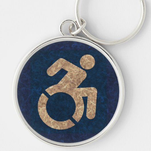 Porte-clés Handicap Texté (Devant)
