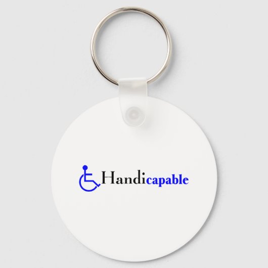 Porte-clés Handicapable (fauteuil roulant) (Recto)