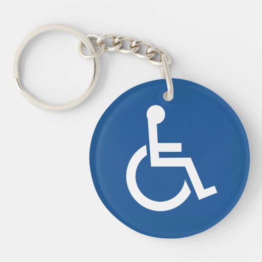 Porte-clés Handicapé (Devant)