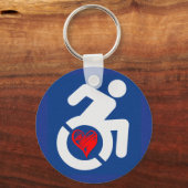 Porte-clés Handicapé de l'amour (Recto)