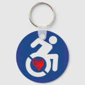 Porte-clés Handicapé de l'amour (Verso)