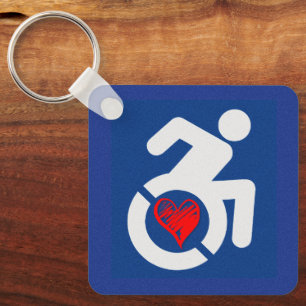 Porte-clés Handicapé de l'amour