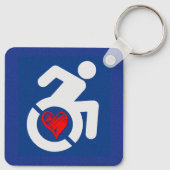 Porte-clés Handicapé de l'amour (Dos)